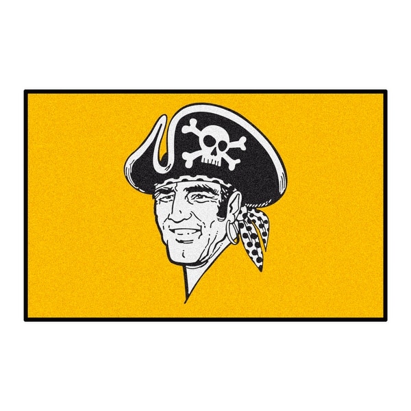 MLB - Pittsburgh Pirates Retro Collection Rug - 19in. x 30in. - (1977) - 2'  x 6' Runner - 2' x 6' Runner - Bed Bath & Beyond - 32066266
