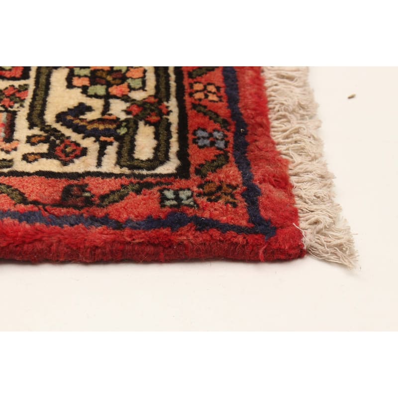 ECARPETGALLERY Hand-knotted Andelz Red Wool Rug - 3'8 x 5'5