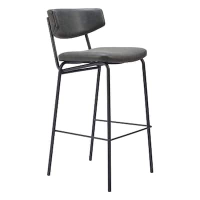 Charon Barstool Vintage Black