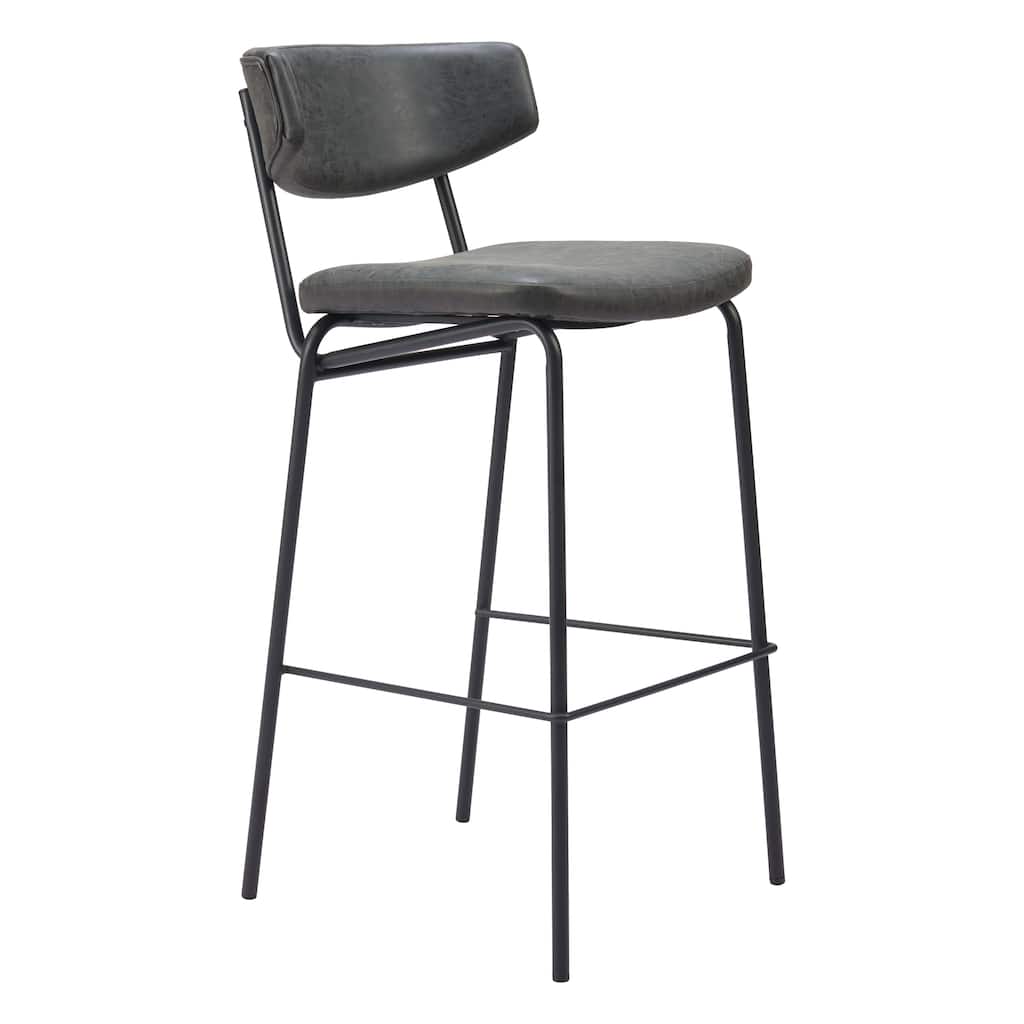 Charon Barstool Vintage Black