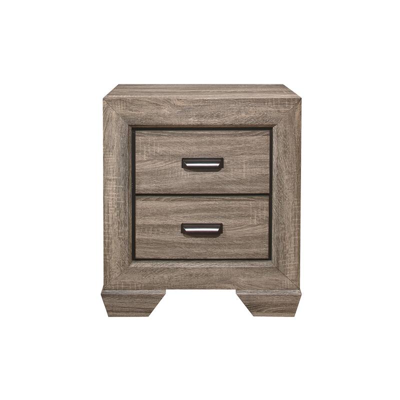 Valli 4 Piece Light Gray Panel Bedroom Set