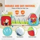 preview thumbnail 17 of 26, Kids Play Tent with Tunnel, Basketball Hoop for Boys, Girls, Babies and Toddlers, Indoor/Outdoor Pop Up Playhouse