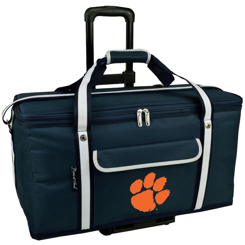 Clemson Tigers Licensed Collapsible Cooler on Wheels