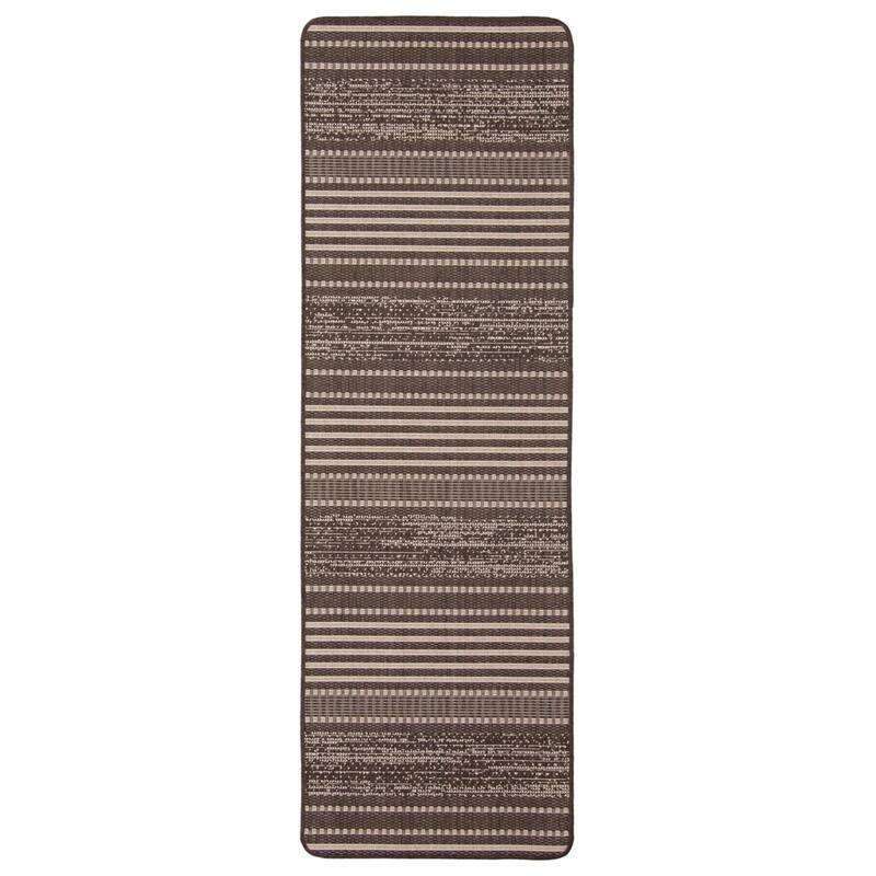 ECARPETGALLERY Cabana Indoor/ Outdoor Rug - 2'2 x 6'7 - Chocolate