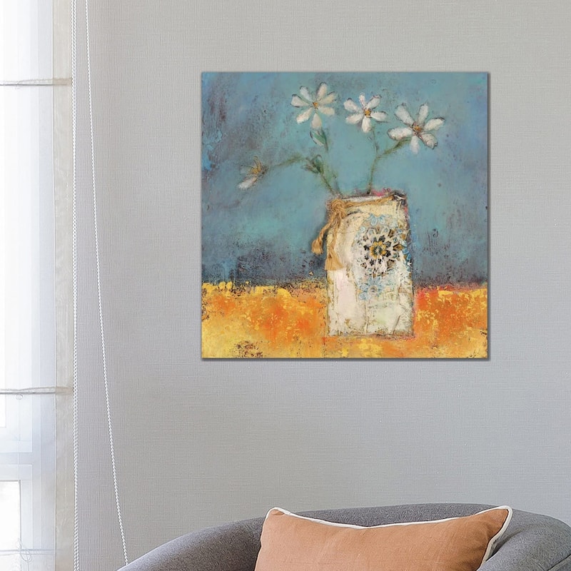 iCanvas "Beach Daisies" by Lisa House Canvas Print - 26x26x1.5