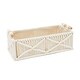 preview thumbnail 9 of 7, Macrame Basket Storage for Bohemian Style Home Decor and Nursery (2 Sizes, White, 2 Pack)