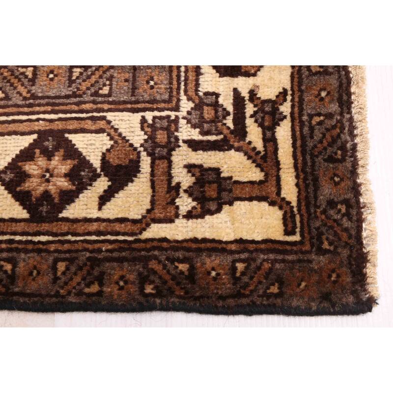 ECARPETGALLERY Hand-knotted Antalya Vintage Brown Wool Rug - 6'10 x 9'9