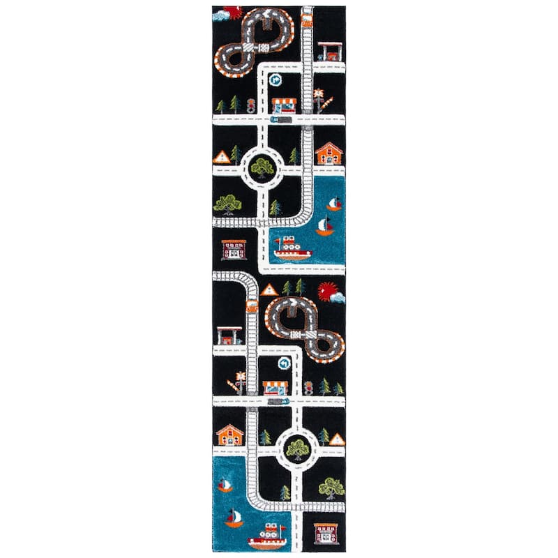 SAFAVIEH Carousel Kids Koika Neighborhood Road Rug