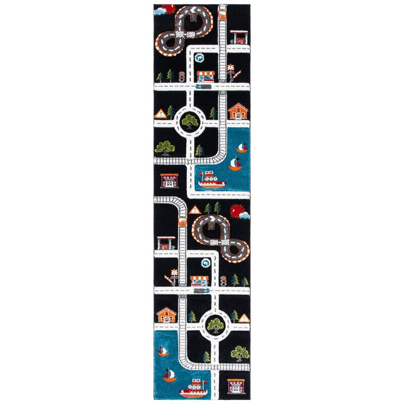 SAFAVIEH Carousel Kids Koika Neighborhood Road Rug