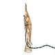 preview thumbnail 5 of 3, Kurt Adler 9.45-Inch UL 10-Light 7-Point Gold Glittered Capiz Star Tree Topper