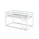 preview thumbnail 17 of 33, Twin over Twin Size Solid Rubber Wooden Loft Bed with Ladder, Platform of Strengthened Slats