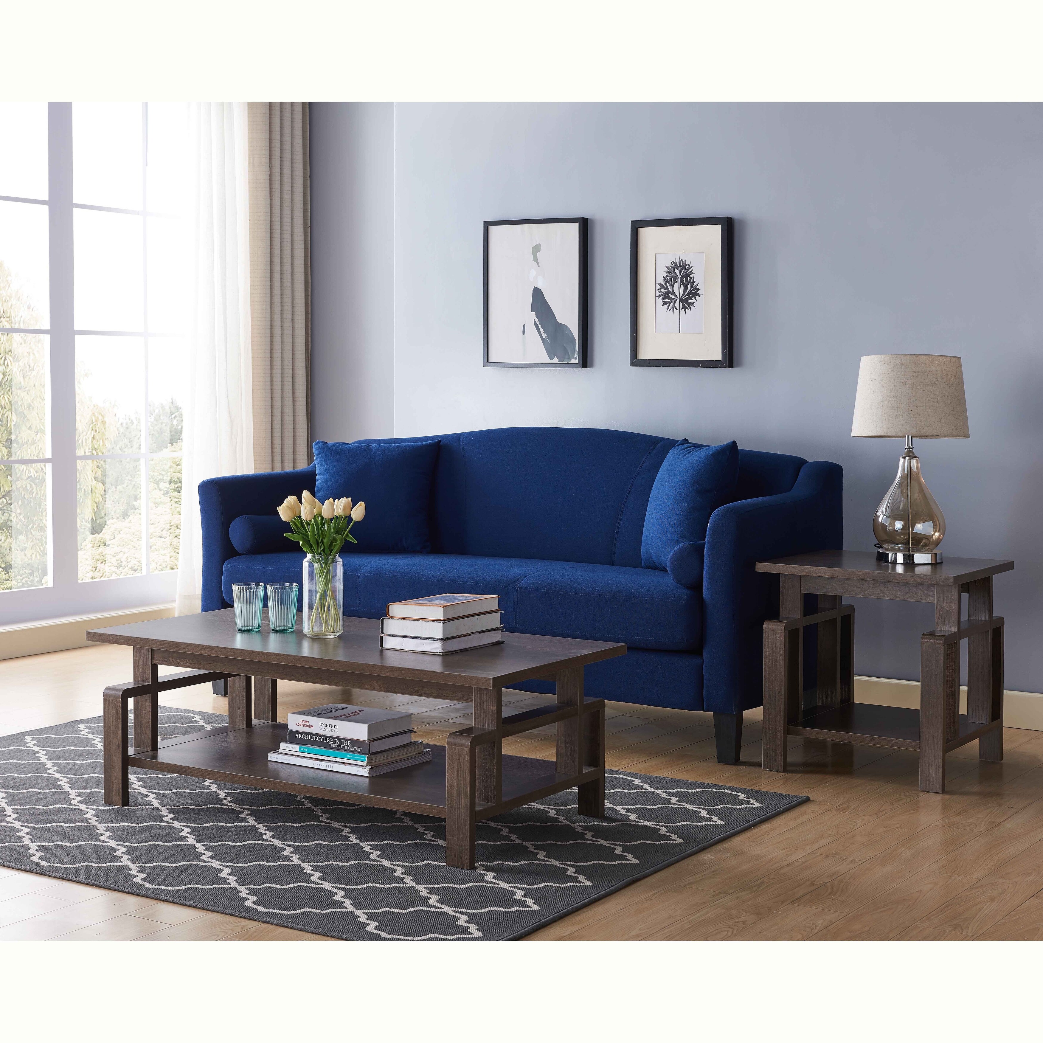 Q Max Walnut Oak Coffee Table Comes With two U leg On Sale Bed