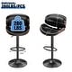 preview thumbnail 59 of 78, Bar Stools Adjustable Height Swivel Faux Leather Armless Barstools