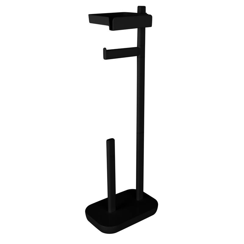Bath Bliss 3 in 1 Toilet Paper Dispenser - Black