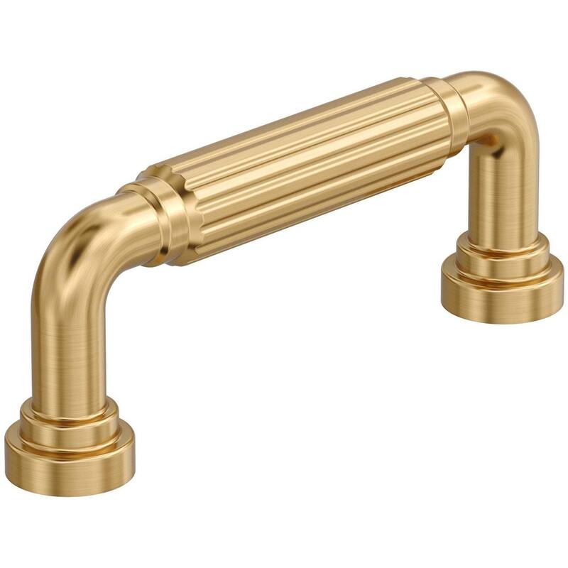 Amerock BP37701 Cowrie 3" Center to Center Fluted Handle Cabinet Pull - Champagne Bronze