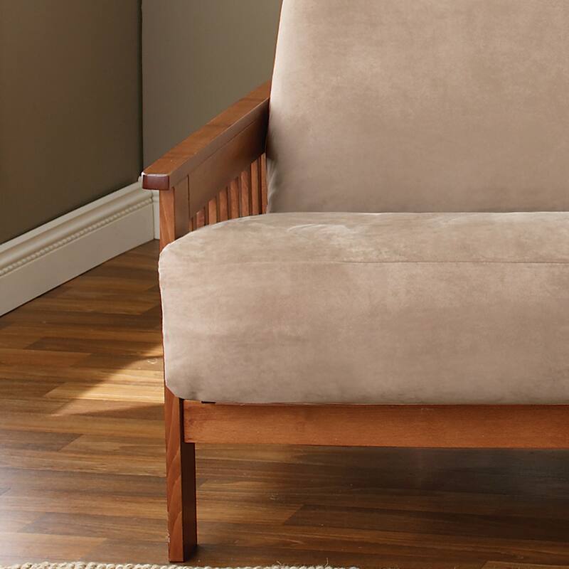 SureFit Soft Suede 1 Piece Futon Slipcover