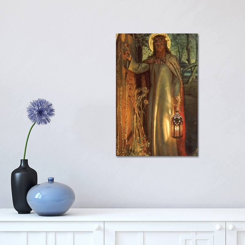 iCanvas "Light of the World, c.1851-53 " by William Holman Hunt Canvas Print - 18x12x1.5
