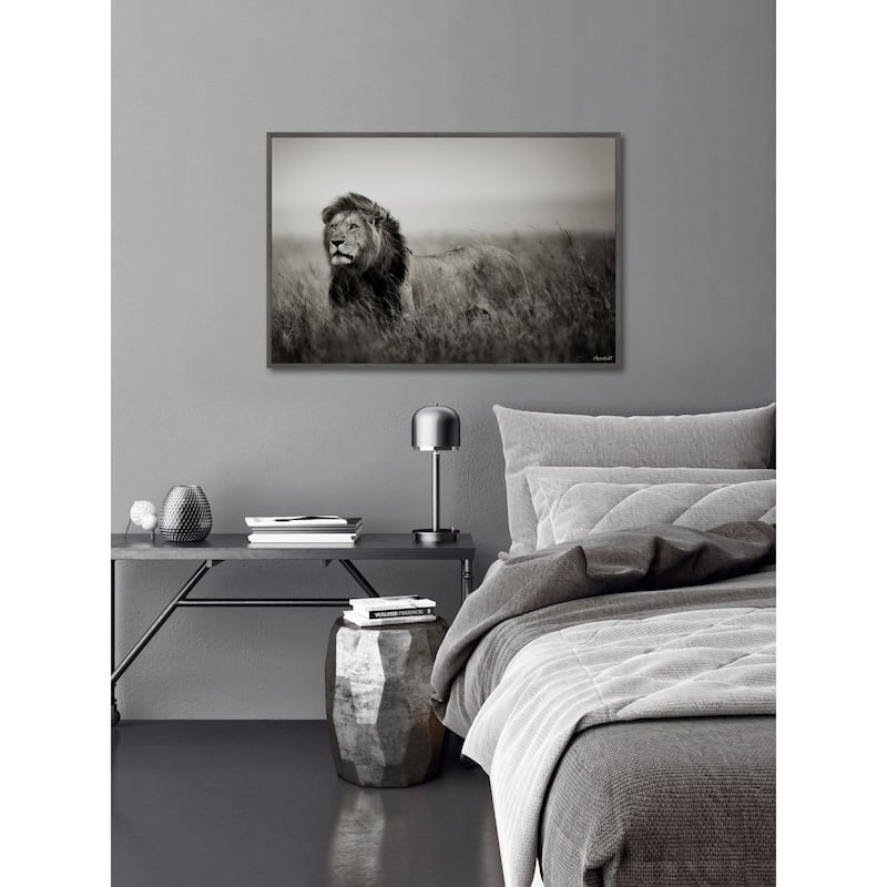 Be the Boss Floater Framed Print on Canvas