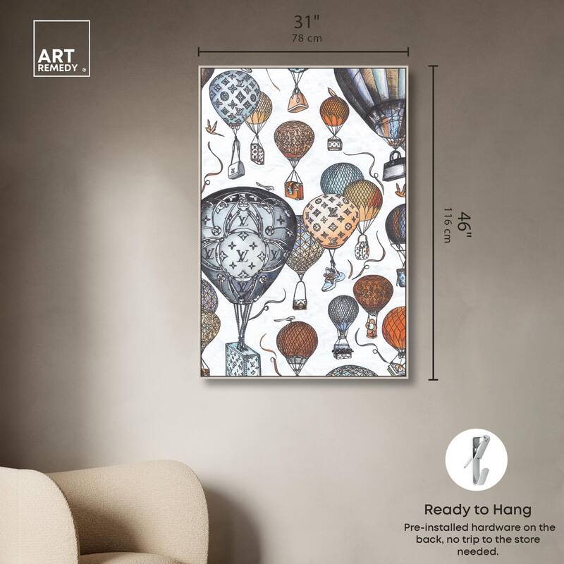 Doll Memories - Fashion Balloons Canvas by Art Remedy