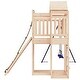 preview thumbnail 6 of 14, vidaXL Swing Set Outdoor Backyard Wooden Playground Equipment for Kids Age 3-8