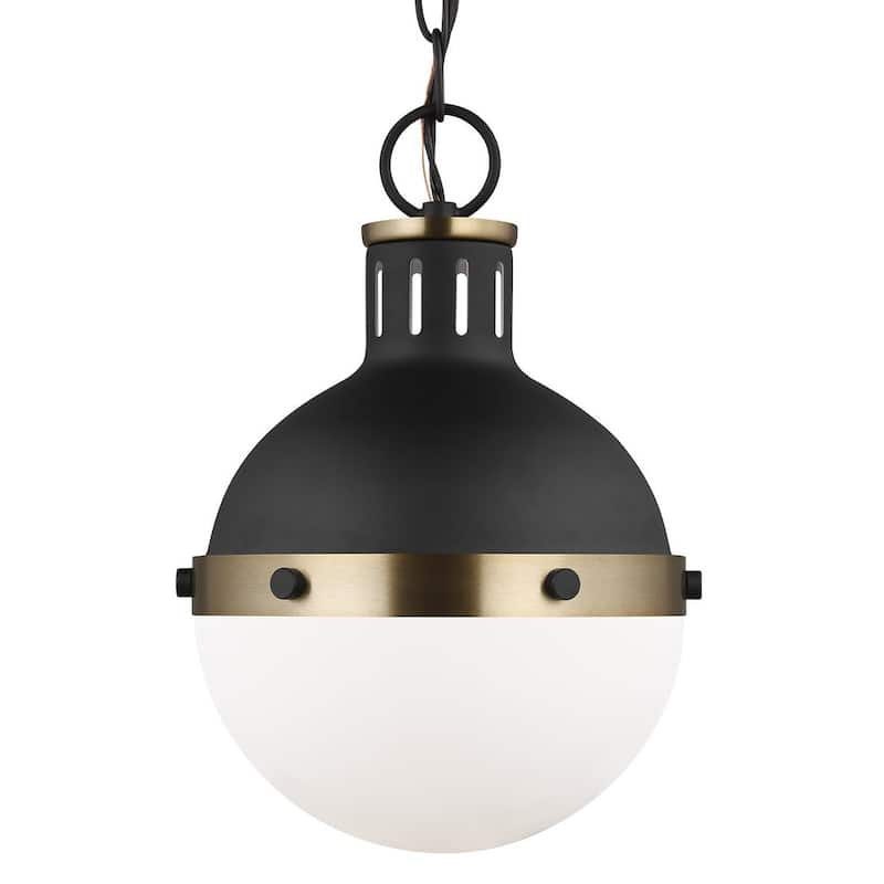 Bellevue Loire 8" Wide Mini Pendant - Midnight Black
