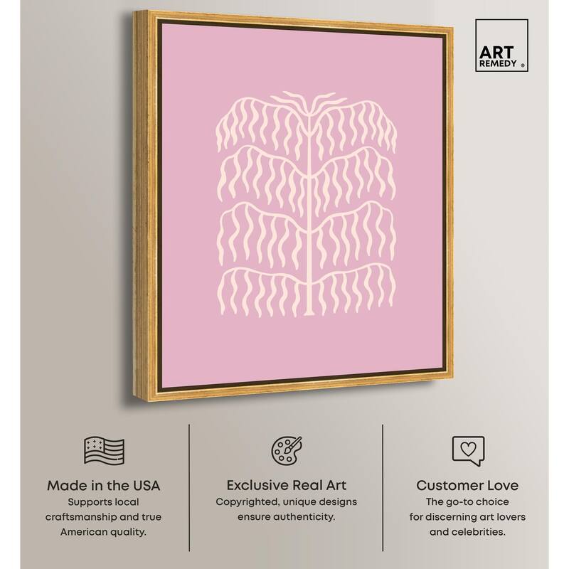 Lavender Mauve Canvas by Art Remedy