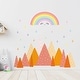preview thumbnail 3 of 4, Walplus Cute Rainbow Mountains Children Kids Wall Stickers Nursery Décor