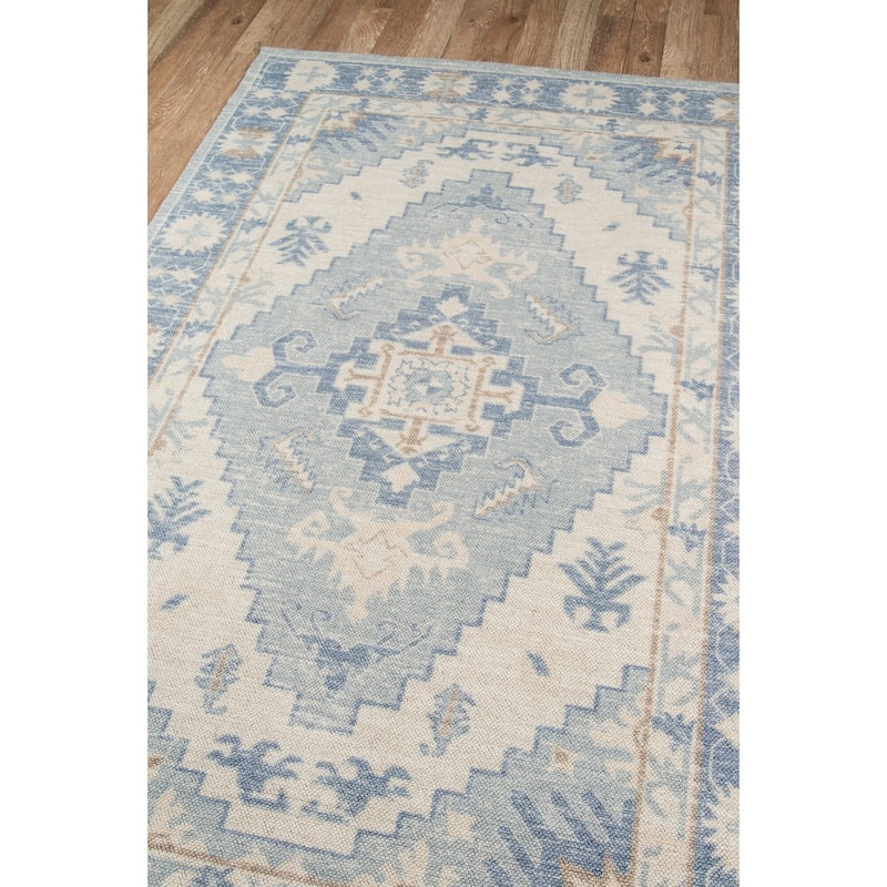 Momeni Anatolia Wool and Nylon Traditional Medallion Area Rug