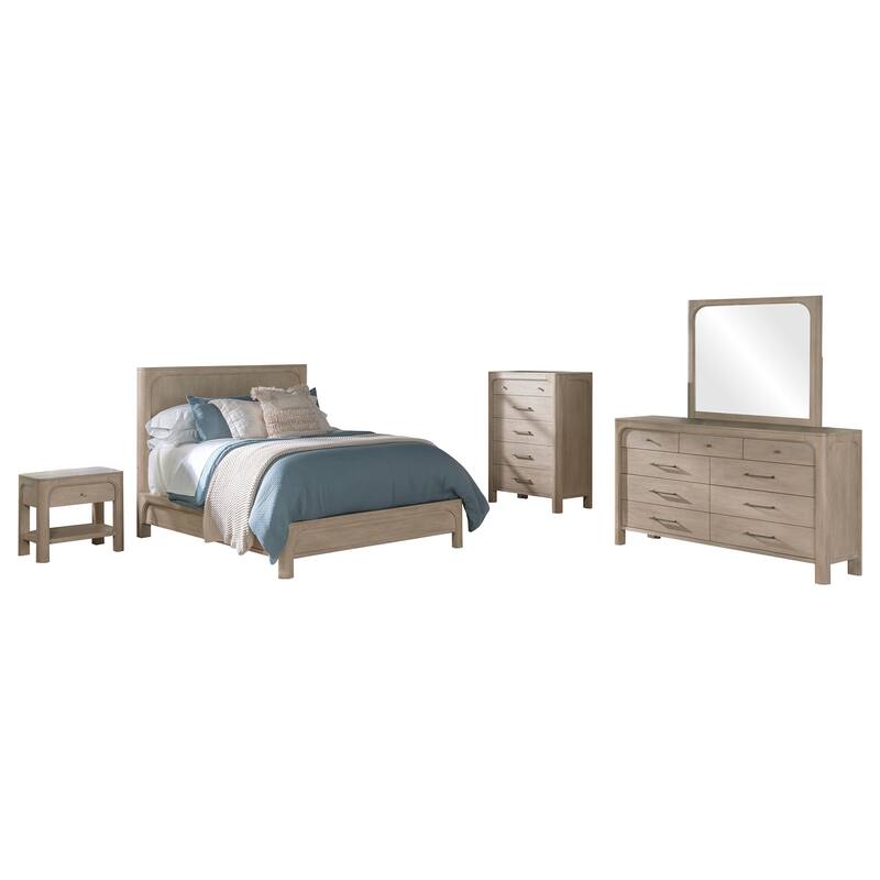 Solano Bedroom Set Weathered Mango - Queen - 5 Piece