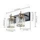 preview thumbnail 115 of 115, Mid-Century Modern Dimmable Bathroom Vanity Light Crystal Glass Wall Sconce