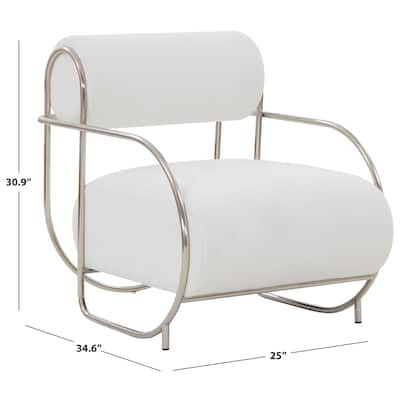 SAFAVIEH Couture Bethann Accent Chair (Fully Assembled) - 25Wx35Dx31H