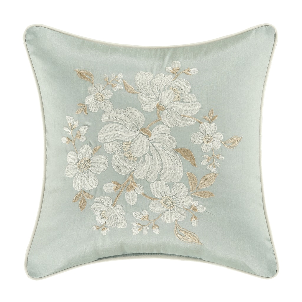 Royal Court Spring Garden 16 Inch Square Decorative Throw Pillow