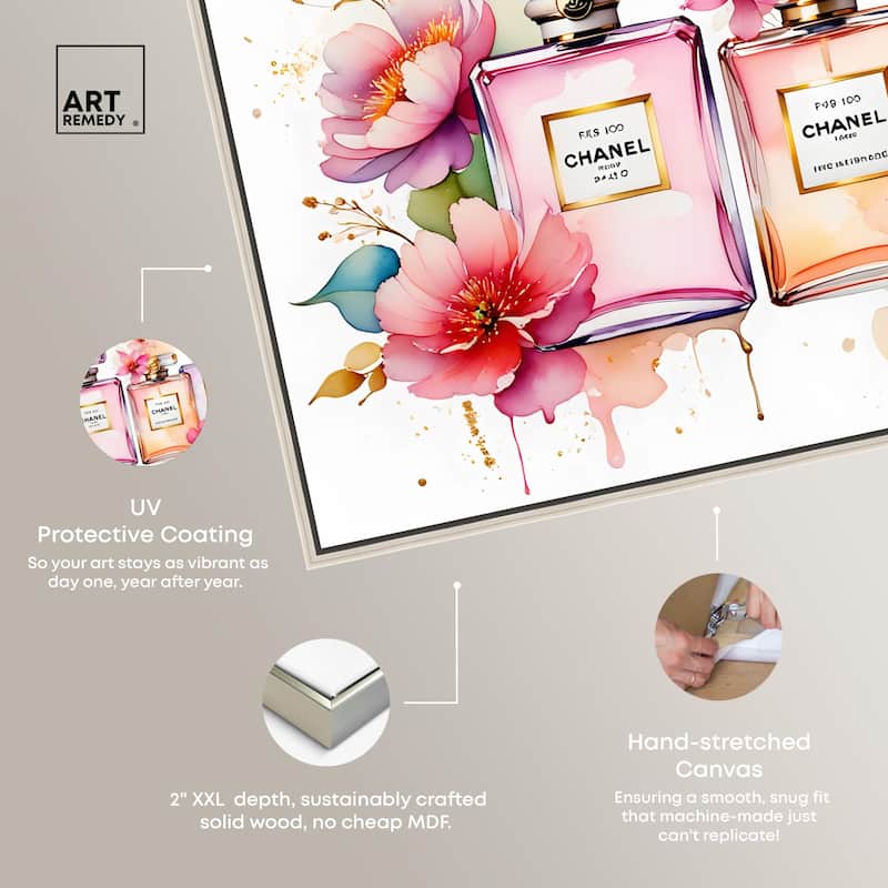 Floral Fragrance Canvas by Art Remedy