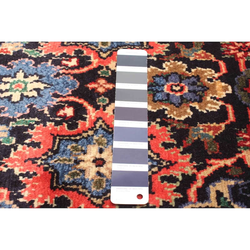 ECARPETGALLERY Hand-knotted Anadol Dark Navy Wool Rug - 2'4 x 7'7