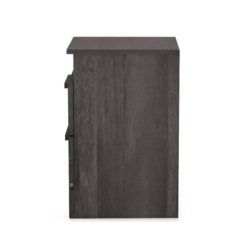 15.80" W Modern 2 Drawer Nightstand by Christopher Knight Home