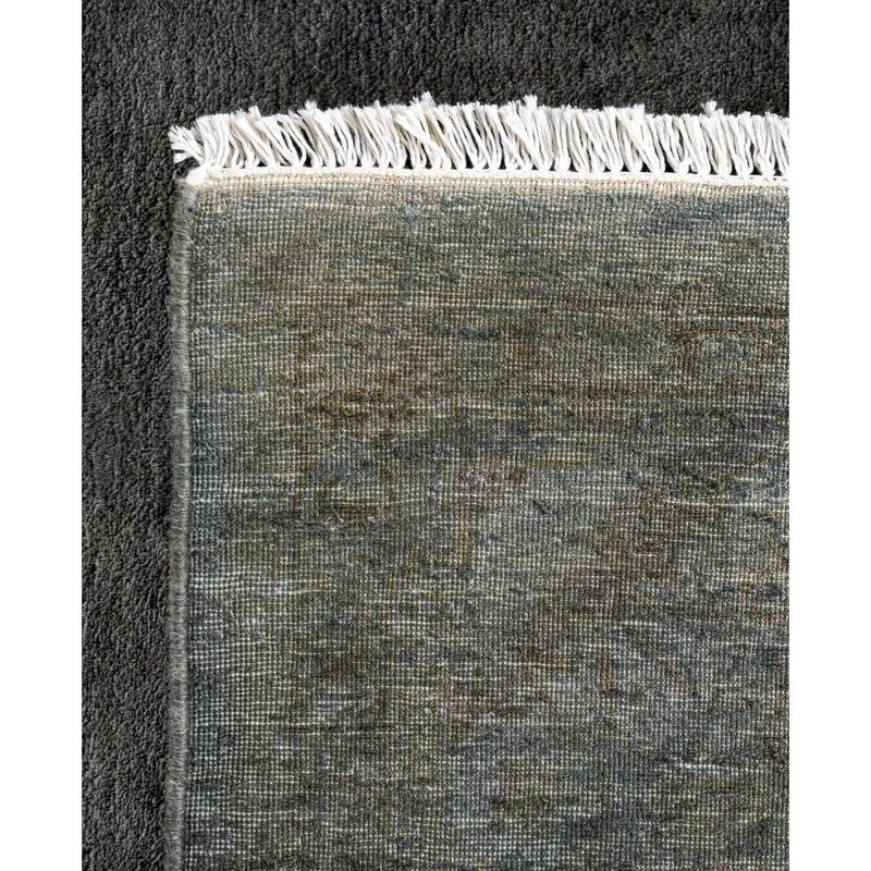 Overdyed One-of-a-Kind Hand-Knotted Area Rug - Gray - 6' 2" x 8' 10"