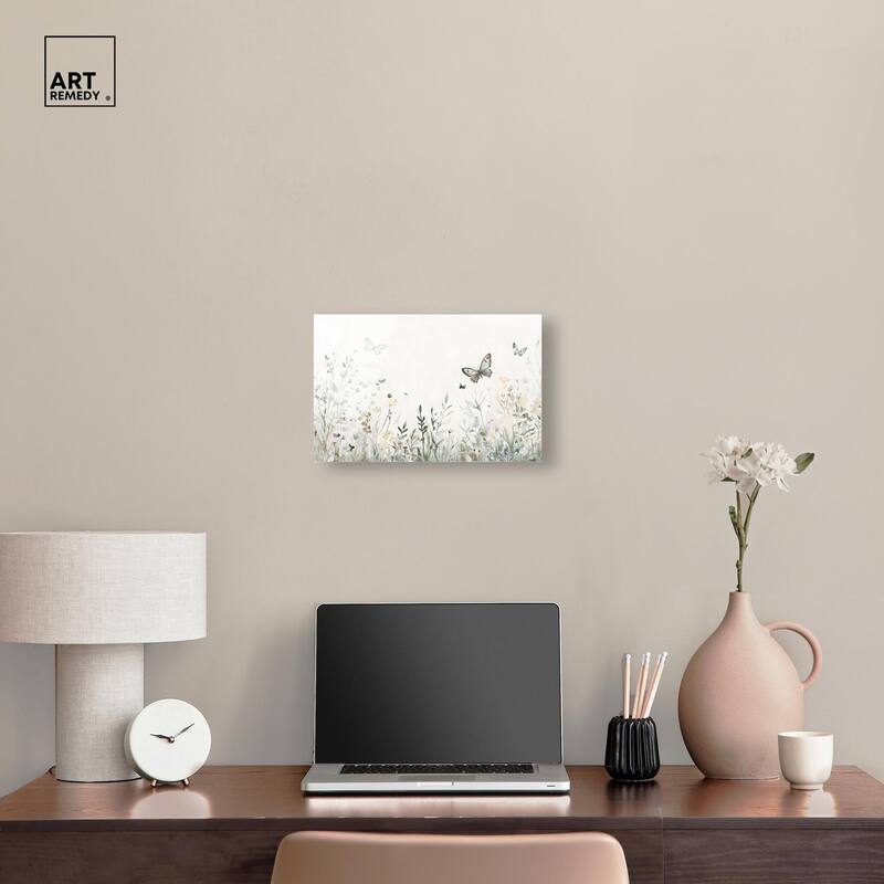 Butterfly Field Acrylic by Art Remedy, Ready to Hang