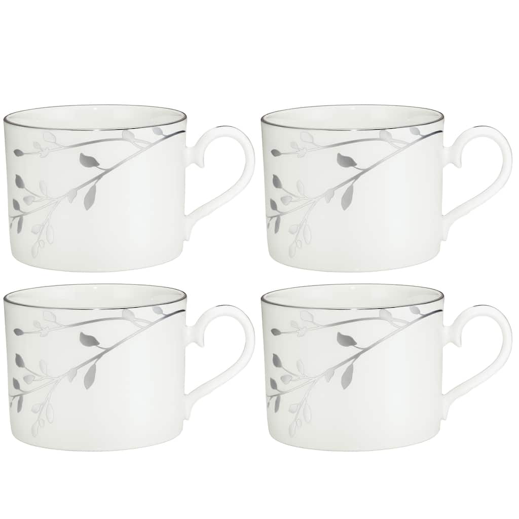 Noritake Birchwood Set Of 4 Teacups, 8 oz.