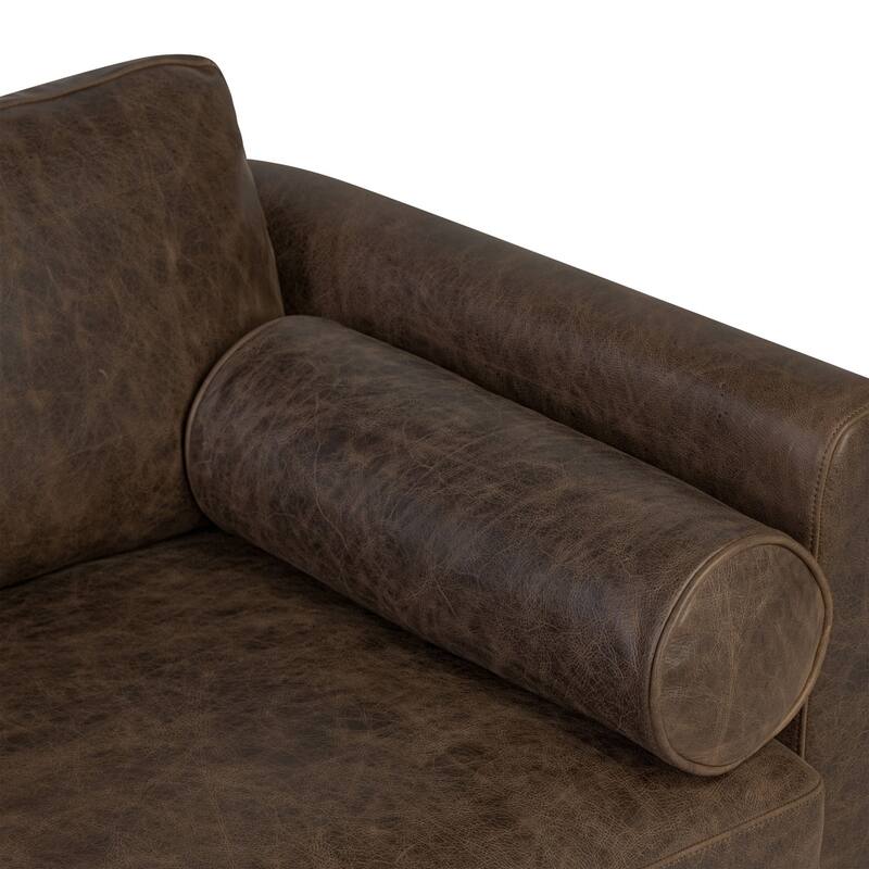 Poly & Bark Toscano 89" Sofa in Brown Stone