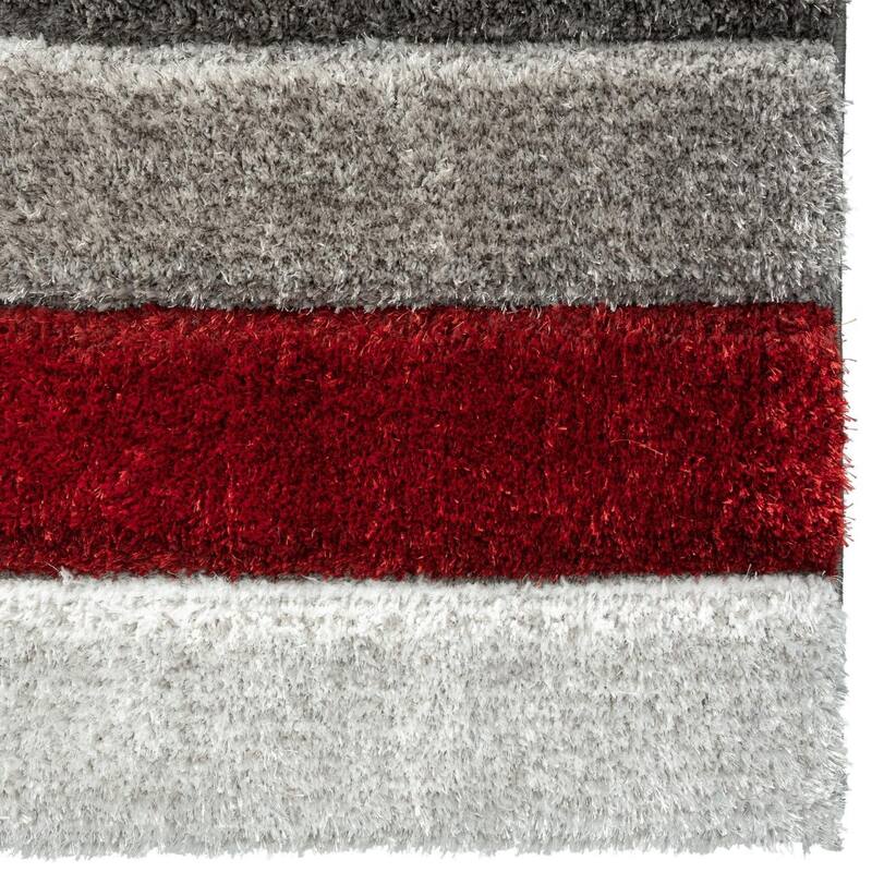 Luxe Weavers Shag Geometric Plush Area Rug, Indoor Carpet