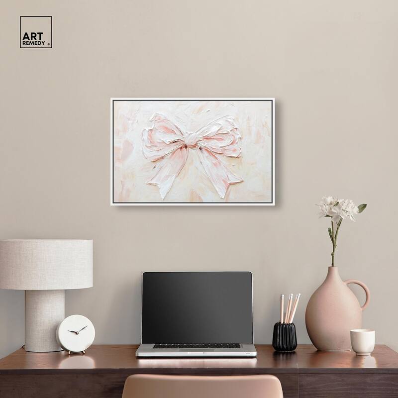 Relief Ribbons Canvas by Art Remedy