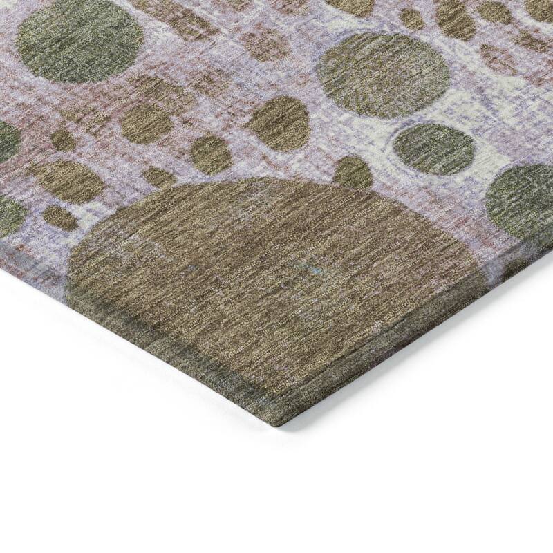 HomeRoots Geometric Transitional Rectangle Outdoor Rug