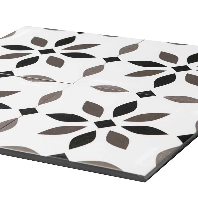The Tile Life Snowflakes 8.7x8.7 Porcelain Floor & Wall Tile
