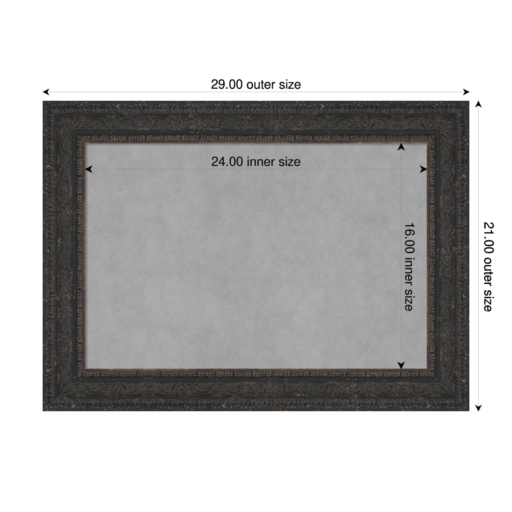 Amanti Art Attic Aged Black Framed