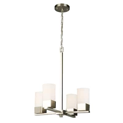 Eglo Ciara Springs 4-Light Chandelier in Oil Rubbed Bronze