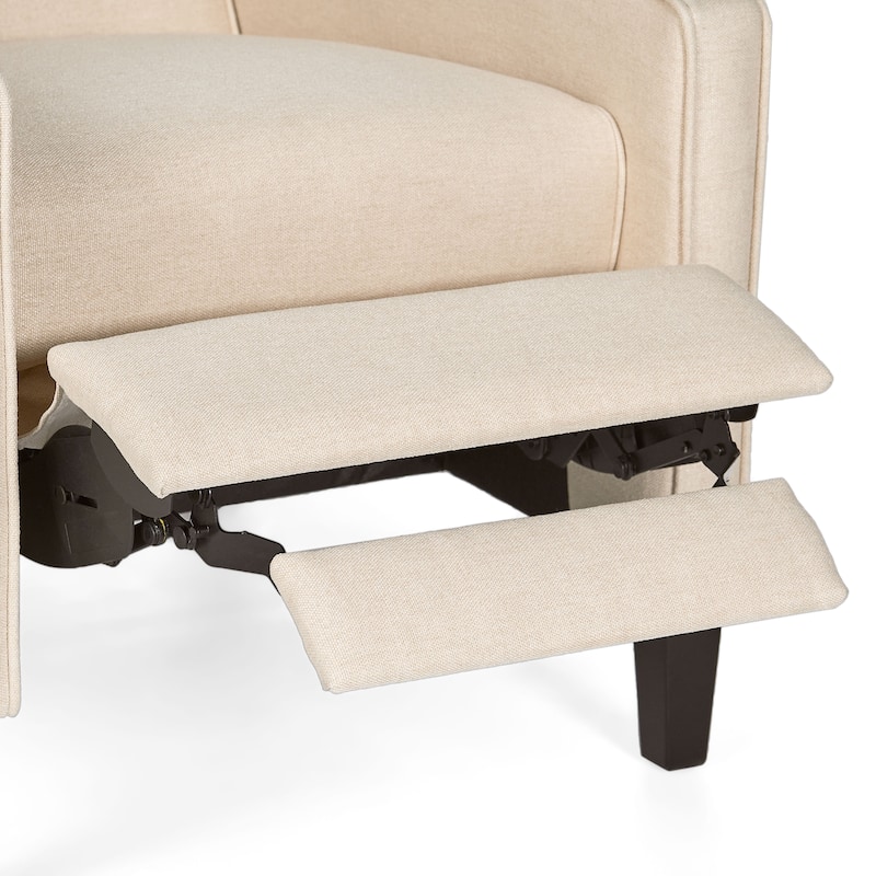 Dalton Fabric Pushback Recliner Club Armchair by Christopher Knight Home