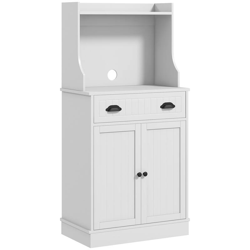 Microwave Cabinet With Storage Drawer(no include stool)