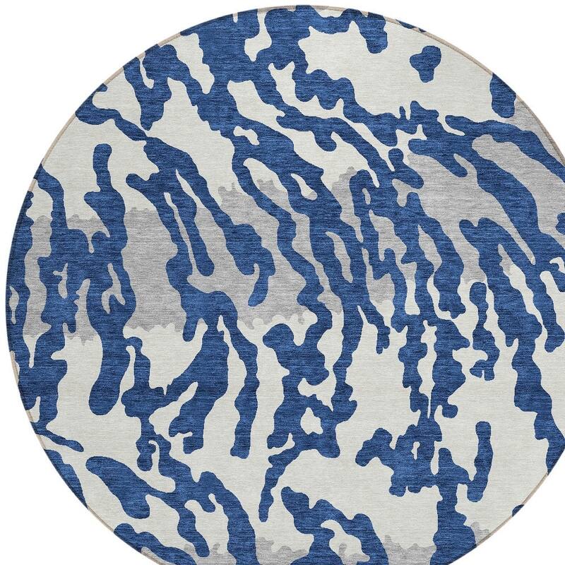 HomeRoots Animal Print Transitional Rectangle Outdoor Rug