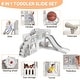 preview thumbnail 16 of 31, 8-in-1 Toddler Indoor Playground with Slide Baby Slide Playset for Toddlers Ages 1-3 Outdoor Play