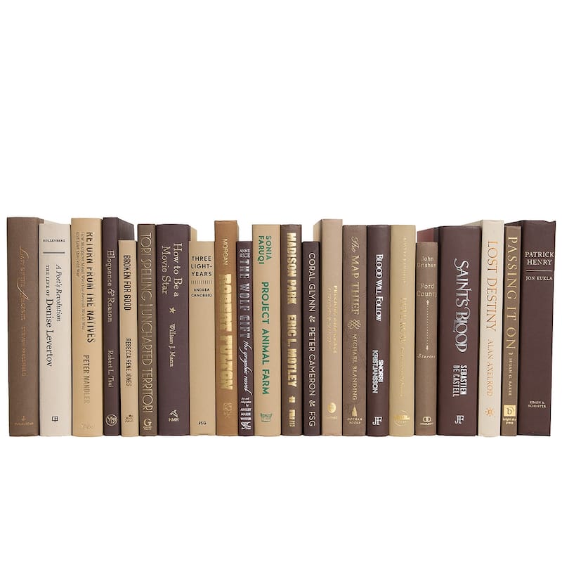 Books Brown Decorative Accessories: Chocolate Color By The Foot